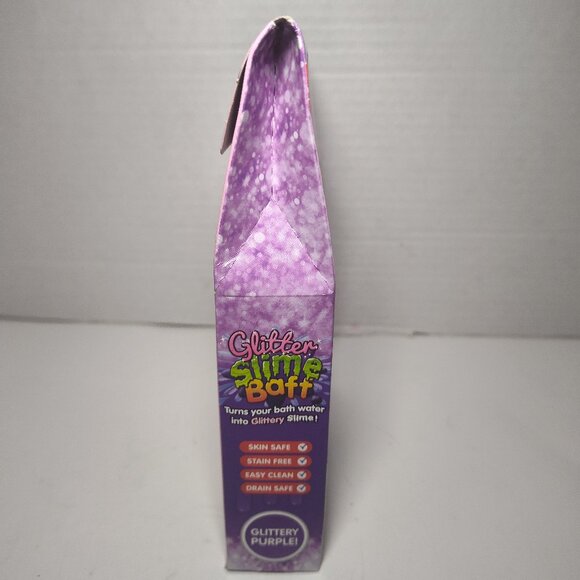 GLITTER SLIME BAFF 150 GRAMS 1 PC FUN WATER BATH TIME GOO NOVELTY TOY-Purple - Picture 3 of 4